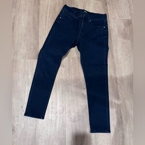 Express Women’s Slim Straight Jeans in Dark Navy